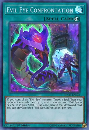 Evil Eye Confrontation (INCH-EN035) - The Infinity Chasers 1st Edition The Infinity Chasers Yugioh Single Squirtle Squad Card Shop.