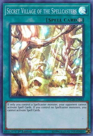 Secret Village of the Spellcasters (INCH-EN043) - The Infinity Chasers 1st Edition The Infinity Chasers Yugioh Single Squirtle Squad Card Shop.