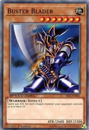Buster Blader (SBLS-EN001) - Speed Duel: Arena of Lost Souls 1st Edition Speed Duel: Arena of Lost Souls Yugioh Single Squirtle Squad Card Shop.