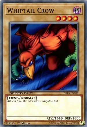 Whiptail Crow (SBLS-EN002) - Speed Duel: Arena of Lost Souls 1st Edition Speed Duel: Arena of Lost Souls Yugioh Single Squirtle Squad Card Shop.