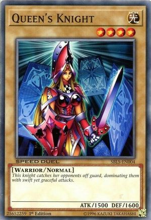 Queen's Knight (SBLS-EN004) - Speed Duel: Arena of Lost Souls 1st Edition Speed Duel: Arena of Lost Souls Yugioh Single Squirtle Squad Card Shop.