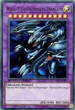 Blue-Eyes Ultimate Dragon (SBLS-EN012) - Speed Duel: Arena of Lost Souls 1st Edition Speed Duel: Arena of Lost Souls Yugioh Single Squirtle Squad Card Shop.