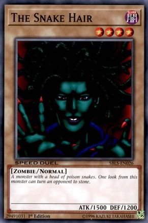 The Snake Hair (SBLS-EN026) - Speed Duel: Arena of Lost Souls 1st Edition Speed Duel: Arena of Lost Souls Yugioh Single Squirtle Squad Card Shop.