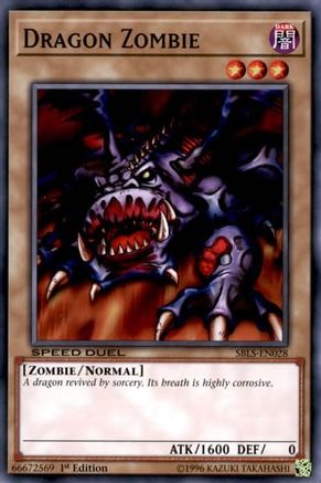 Dragon Zombie (SBLS-EN028) - Speed Duel: Arena of Lost Souls 1st Edition Speed Duel: Arena of Lost Souls Yugioh Single Squirtle Squad Card Shop.