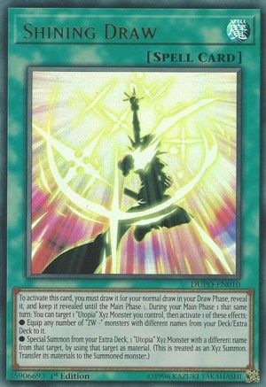 Shining Draw (DUPO-EN010) - Duel Power Unlimited Duel Power Yugioh Single Squirtle Squad Card Shop.