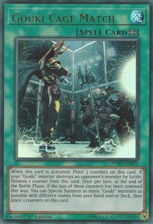 Gouki Cage Match (DUPO-EN024) - Duel Power Unlimited Duel Power Yugioh Single Squirtle Squad Card Shop.