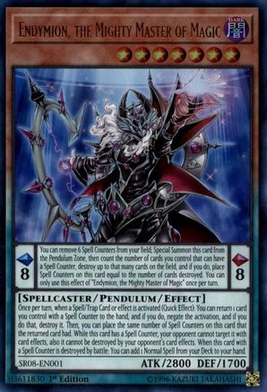 Endymion, the Mighty Master of Magic (SR08-EN001) - Structure Deck: Order of the Spellcasters 1st Edition Structure Deck: Order of the Spellcasters Yugioh Single Squirtle Squad Card Shop.