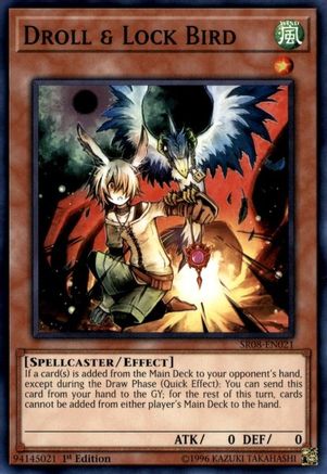 Droll & Lock Bird (SR08-EN021) - Structure Deck: Order of the Spellcasters 1st Edition Structure Deck: Order of the Spellcasters Yugioh Single Squirtle Squad Card Shop.