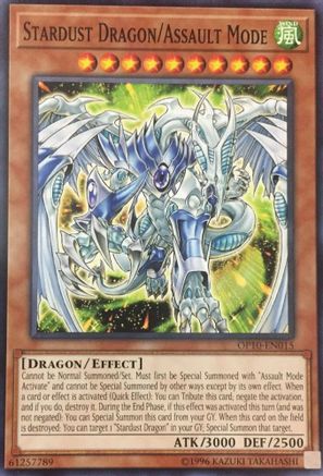 Stardust Dragon/Assault Mode (OP10-EN015) - OTS Tournament Pack 10 Unlimited OTS Tournament Pack 10 Yugioh Single Squirtle Squad Card Shop.