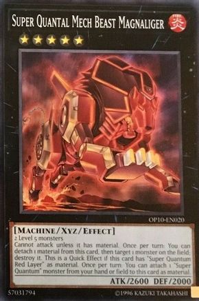 Super Quantal Mech Beast Magnaliger (OP10-EN020) - OTS Tournament Pack 10 Unlimited OTS Tournament Pack 10 Yugioh Single Squirtle Squad Card Shop.