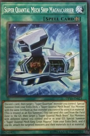 Super Quantal Mech Ship Magnacarrier (OP10-EN023) - OTS Tournament Pack 10 Unlimited OTS Tournament Pack 10 Yugioh Single Squirtle Squad Card Shop.