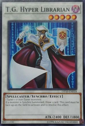 T.G. Hyper Librarian (OP10-EN018) - OTS Tournament Pack 10 Unlimited OTS Tournament Pack 10 Yugioh Single Squirtle Squad Card Shop.