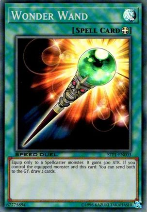 Wonder Wand (STP1-EN003) - Speed Duel: Tournament Pack 1 Unlimited Speed Duel: Tournament Pack 1 Yugioh Single Squirtle Squad Card Shop.