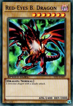 Red-Eyes B. Dragon (STP1-EN007) - Speed Duel: Tournament Pack 1 Unlimited Speed Duel: Tournament Pack 1 Yugioh Single Squirtle Squad Card Shop.