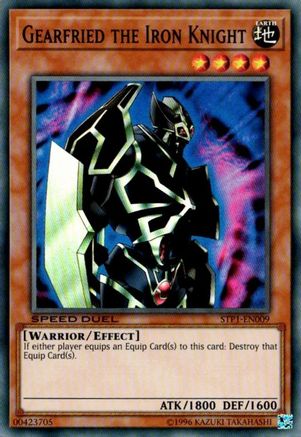 Gearfried the Iron Knight (STP1-EN009) - Speed Duel: Tournament Pack 1 Unlimited Speed Duel: Tournament Pack 1 Yugioh Single Squirtle Squad Card Shop.