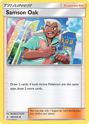 Samson Oak SM Unbroken Bonds - Uncommon SM - Unbroken Bonds Pokemon Single Squirtle Squad Card Shop.