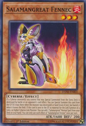 Salamangreat Fennec (DANE-EN003) - Dark Neostorm 1st Edition Dark Neostorm Yugioh Single Squirtle Squad Card Shop.