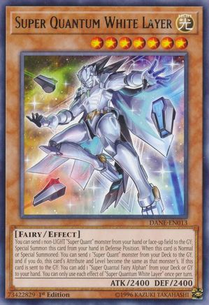 Super Quantum White Layer (DANE-EN013) - Dark Neostorm Unlimited Dark Neostorm Yugioh Single Squirtle Squad Card Shop.