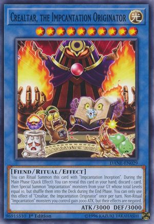 Crealtar, the Impcantation Originator (DANE-EN029) - Dark Neostorm 1st Edition Dark Neostorm Yugioh Single Squirtle Squad Card Shop.