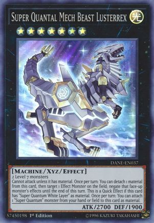Super Quantal Mech Beast Lusterrex (DANE-EN037) - Dark Neostorm Unlimited Dark Neostorm Yugioh Single Squirtle Squad Card Shop.