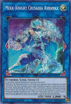 Mekk-Knight Crusadia Avramax (DANE-EN047) - Dark Neostorm 1st Edition Dark Neostorm Yugioh Single Squirtle Squad Card Shop.