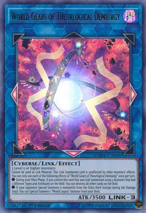 World Gears of Theurlogical Demiurgy (DANE-EN048) - Dark Neostorm 1st Edition Dark Neostorm Yugioh Single Squirtle Squad Card Shop.