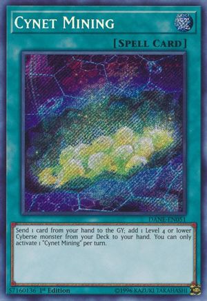 Cynet Mining (DANE-EN051) - Dark Neostorm Unlimited Dark Neostorm Yugioh Single Squirtle Squad Card Shop.