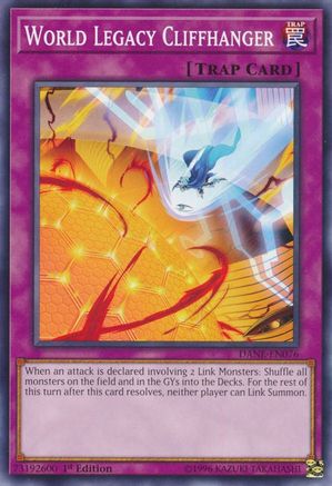 World Legacy Cliffhanger (DANE-EN076) - Dark Neostorm Unlimited Dark Neostorm Yugioh Single Squirtle Squad Card Shop.
