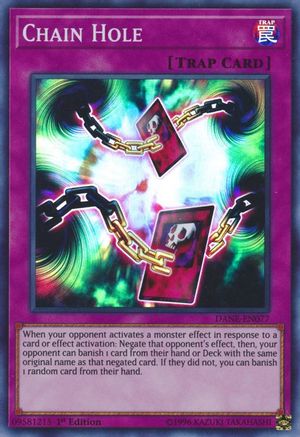 Chain Hole (DANE-EN077) - Dark Neostorm 1st Edition Dark Neostorm Yugioh Single Squirtle Squad Card Shop.