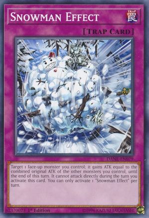 Snowman Effect (DANE-EN079) - Dark Neostorm 1st Edition Dark Neostorm Yugioh Single Squirtle Squad Card Shop.