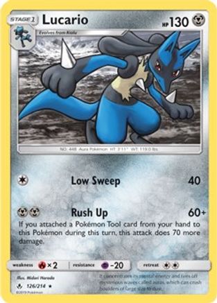 Lucario - 126/214 (SM Unbroken Bonds)/214 Deck Exclusives - Rare Deck Exclusives Pokemon Single Squirtle Squad Card Shop.