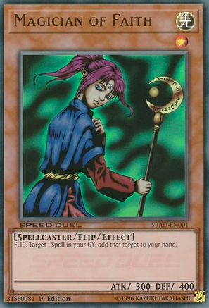 Magician of Faith (SBAD-EN001) - Speed Duel: Attack from the Deep 1st Edition Speed Duel: Attack from the Deep Yugioh Single Squirtle Squad Card Shop.