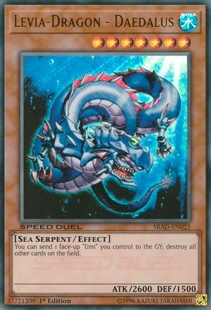 Levia-Dragon - Daedalus (SBAD-EN025) - Speed Duel: Attack from the Deep 1st Edition Speed Duel: Attack from the Deep Yugioh Single Squirtle Squad Card Shop.