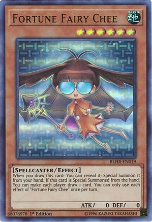 Fortune Fairy Chee (BLHR-EN019) - Battles of Legend: Hero's Revenge 1st Edition Battles of Legend: Hero's Revenge Yugioh Single Squirtle Squad Card Shop.