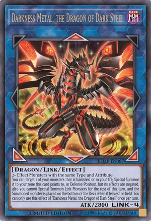 Darkness Metal, the Dragon of Dark Steel (JUMP-EN087) - Shonen Jump Magazine Promos Limited Shonen Jump Magazine Promos Yugioh Single Squirtle Squad Card Shop.