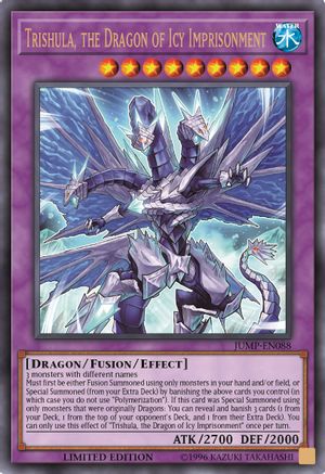 Trishula, the Dragon of Icy Imprisonment (JUMP-EN088) - Shonen Jump Magazine Promos Limited Shonen Jump Magazine Promos Yugioh Single Squirtle Squad Card Shop.
