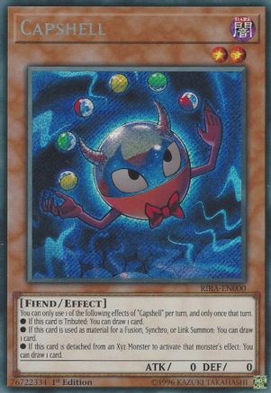 Capshell (RIRA-EN000) - Rising Rampage 1st Edition Rising Rampage Yugioh Single Squirtle Squad Card Shop.