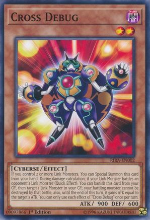Cross Debug (RIRA-EN002) - Rising Rampage Unlimited Rising Rampage Yugioh Single Squirtle Squad Card Shop.