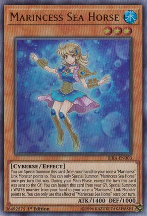 Marincess Sea Horse (RIRA-EN003) - Rising Rampage 1st Edition Rising Rampage Yugioh Single Squirtle Squad Card Shop.