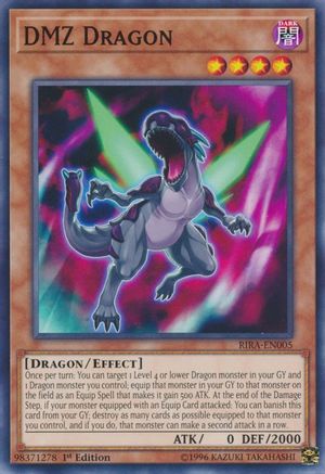 DMZ Dragon (RIRA-EN005) - Rising Rampage 1st Edition Rising Rampage Yugioh Single Squirtle Squad Card Shop.
