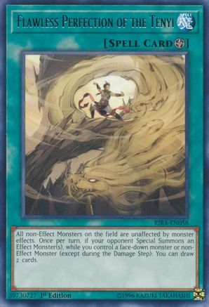 Flawless Perfection of the Tenyi (RIRA-EN058) - Rising Rampage 1st Edition Rising Rampage Yugioh Single Squirtle Squad Card Shop.