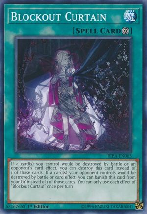 Blockout Curtain (RIRA-EN065) - Rising Rampage Unlimited Rising Rampage Yugioh Single Squirtle Squad Card Shop.