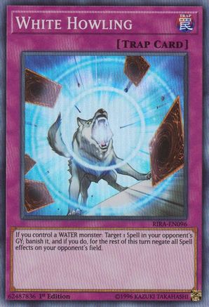 White Howling (RIRA-EN096) - Rising Rampage 1st Edition Rising Rampage Yugioh Single Squirtle Squad Card Shop.