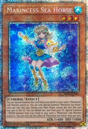 Marincess Sea Horse (Starlight Rare) (RIRA-EN003) - Rising Rampage 1st Edition Rising Rampage Yugioh Single Squirtle Squad Card Shop.