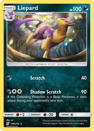 Liepard SM Unified Minds - Rare SM - Unified Minds Pokemon Single Squirtle Squad Card Shop.