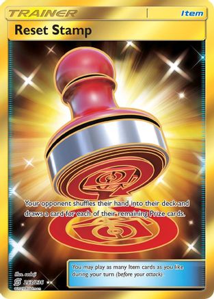 Reset Stamp (Secret) - Holofoil SM Unified Minds - Secret Rare SM - Unified Minds Pokemon Single Squirtle Squad Card Shop.