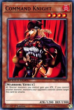 Command Knight (SBSC-EN008) - Speed Duel: Scars of Battle 1st Edition Speed Duel: Scars of Battle Yugioh Single Squirtle Squad Card Shop.