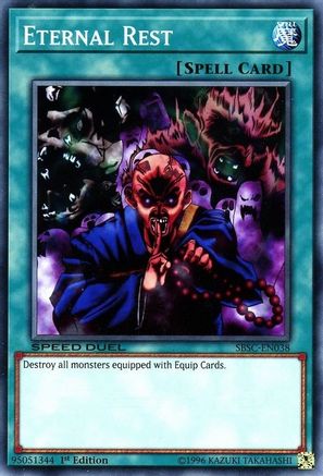 Eternal Rest (SBSC-EN038) - Speed Duel: Scars of Battle 1st Edition Speed Duel: Scars of Battle Yugioh Single Squirtle Squad Card Shop.