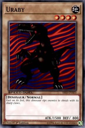 Uraby (SS03-ENA03) - Speed Duel Decks: Ultimate Predators 1st Edition Speed Duel Decks: Ultimate Predators Yugioh Single Squirtle Squad Card Shop.