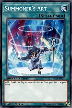 Summoner's Art (SS03-ENA21) - Speed Duel Decks: Ultimate Predators 1st Edition Speed Duel Decks: Ultimate Predators Yugioh Single Squirtle Squad Card Shop.
